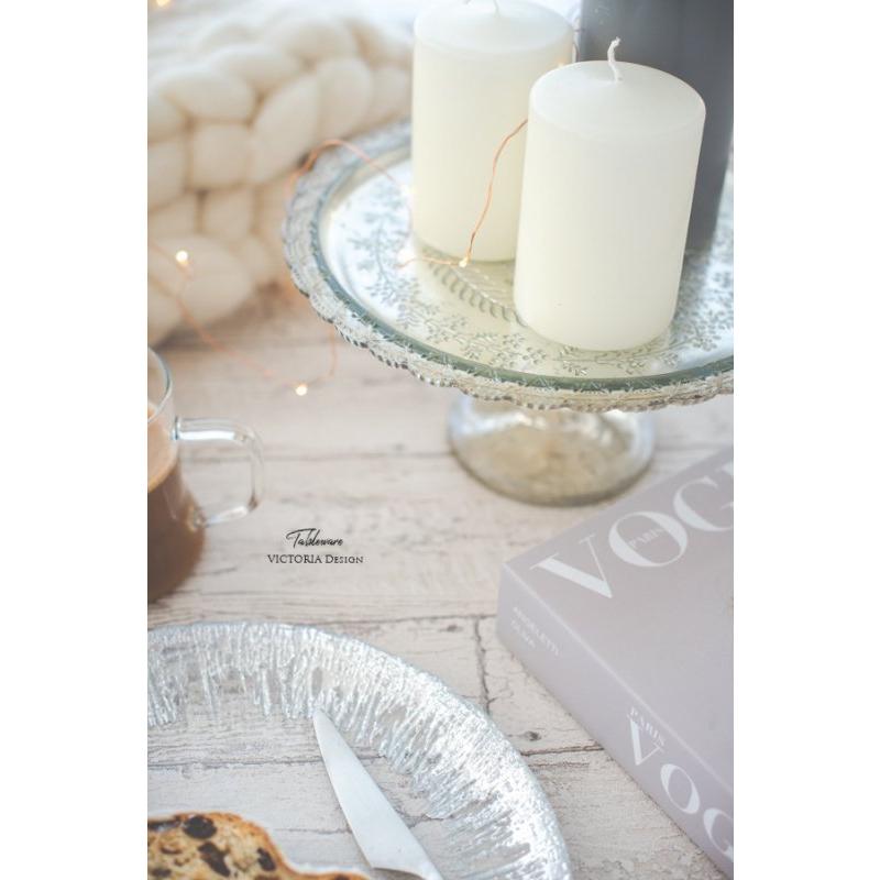 ケーキスタンド ケーキコンポート皿 メタルシルバー インテリア 食器