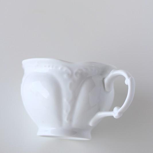 13番　ポーセラーツ　白磁　まとめ売り　食器　陶器 ポーセラーツ 白磁 食器 フェザー (カップ&ソーサー) 北欧風