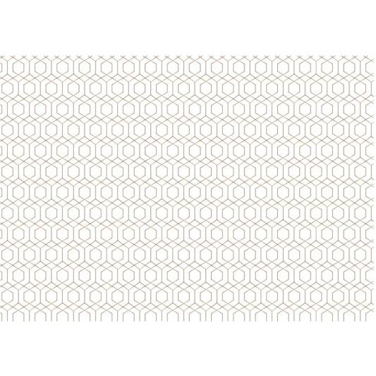 ポーセラーツ 転写紙 幾何学模様 GRAPH (グラフ・ブライトゴールド