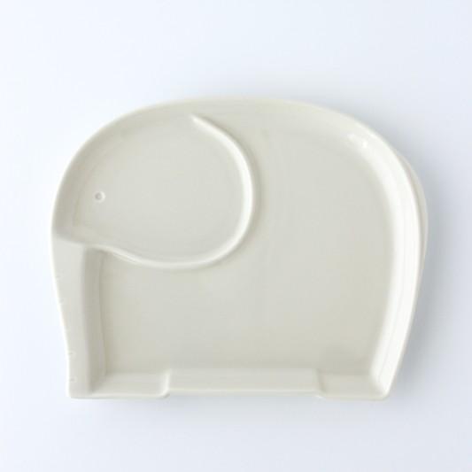 ポーセラーツ 白磁 食器 エレファントプレート 北欧風 : VICTORIA