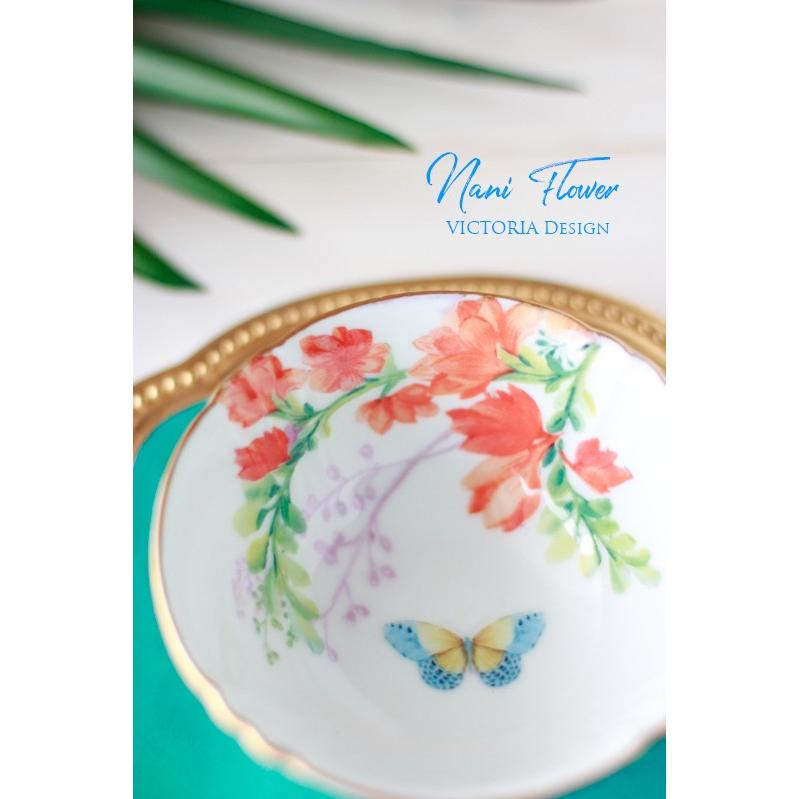 ポーセラーツ 転写紙 花柄 バタフライ NANI FLOWER (ナニフラワー