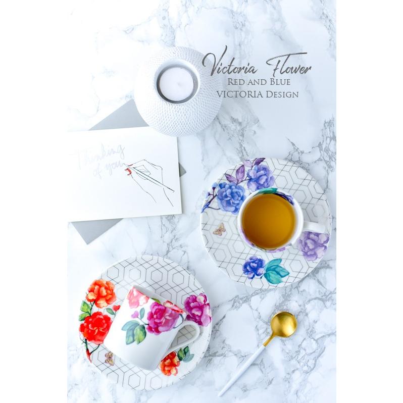 ポーセラーツ 転写紙 花柄 VICTORIA FLOWER (ヴィクトリアフラワー