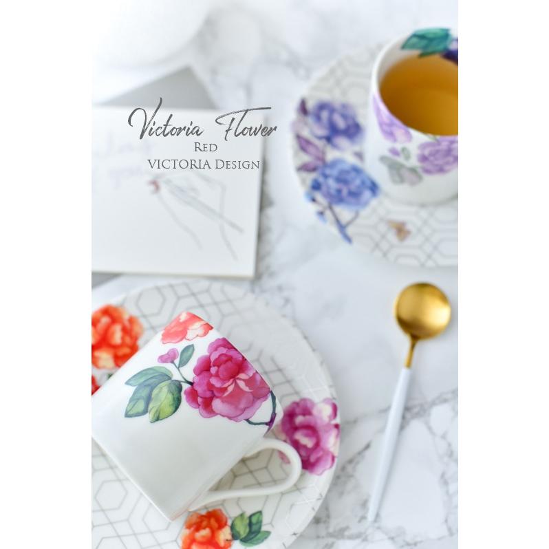 ポーセラーツ 転写紙 花柄 VICTORIA FLOWER (ヴィクトリアフラワー