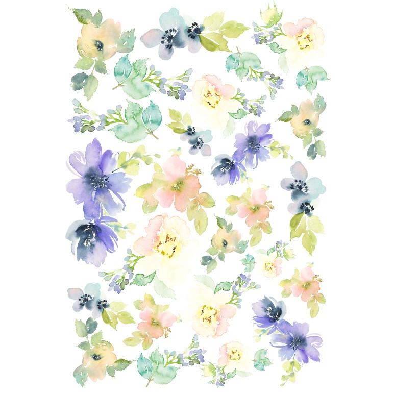 ポーセラーツ 転写紙 花柄 CHERIE (シェリー） : VICTORIA DESIGN