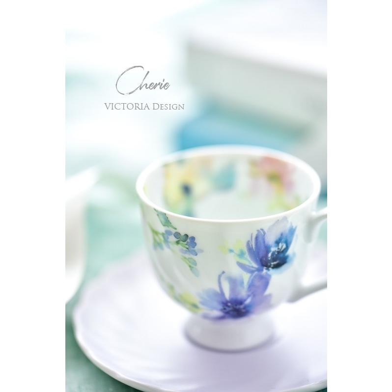 ポーセラーツ 転写紙 花柄 CHERIE (シェリー） : VICTORIA DESIGN