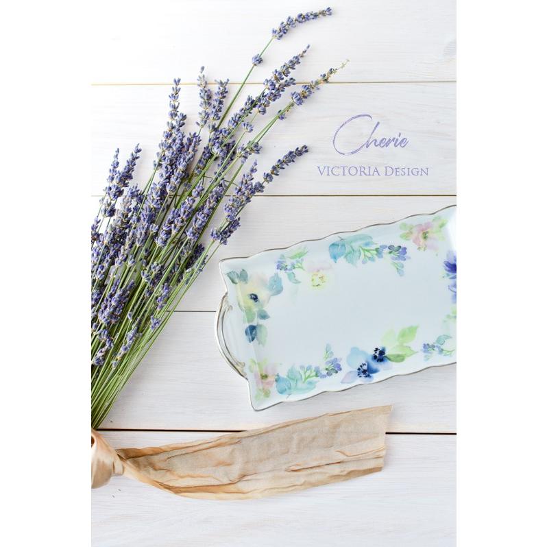 ポーセラーツ 転写紙 花柄 CHERIE (シェリー） : VICTORIA DESIGN