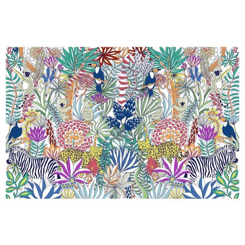 ポーセラーツ 転写紙 かわいい カラフル 動物 VIVID JUNGLE(ビビッド