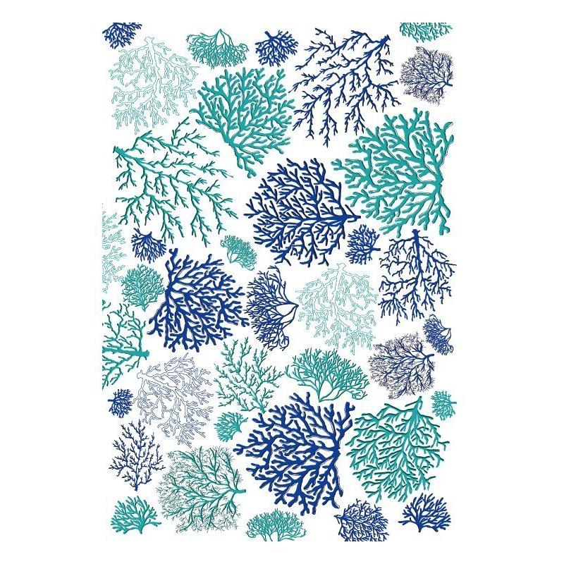 ポーセラーツ 転写紙 サンゴ 珊瑚 海 SEA CORAL シーコーラル