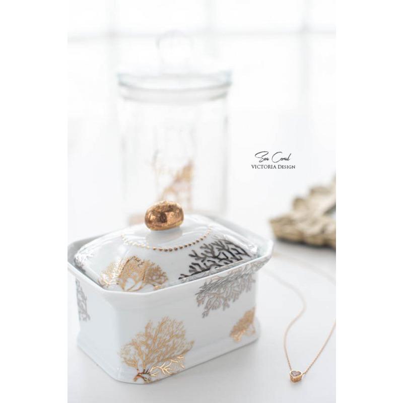 ポーセラーツ 転写紙 サンゴ 珊瑚 海 SEA CORAL シーコーラル ゴールド