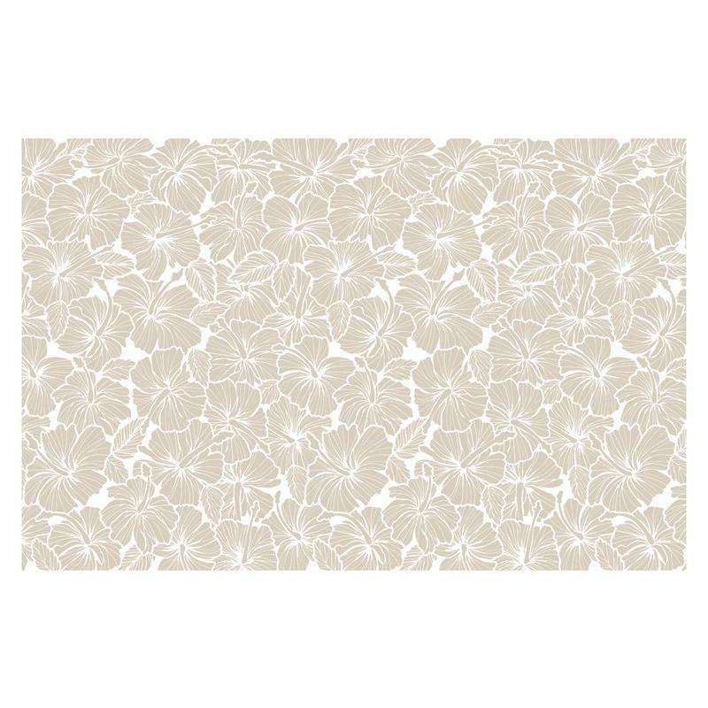 ポーセラーツ 転写紙 花柄 南国風 ハワイ Tropical Hibiscus トロピカルハイビスカス ミルクティー ベージュ 13 2105 Th Be 1 Victoria Design 通販 Yahoo ショッピング