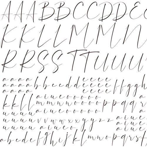 ポーセラーツ 転写紙 文字 イニシャル 英語 おしゃれ NATURAL ALPHABET