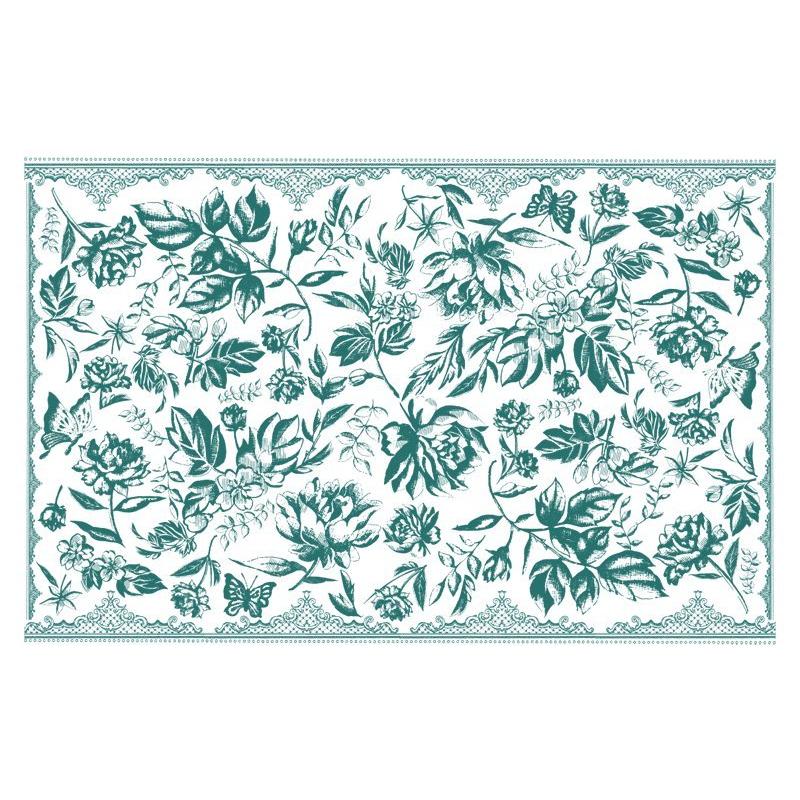 Sale 78 Off ポーセラーツ 転写紙 花柄 シャビーシック おしゃれ エレガント Alicell アリスll エメラルドグリーン Aynaelda Com