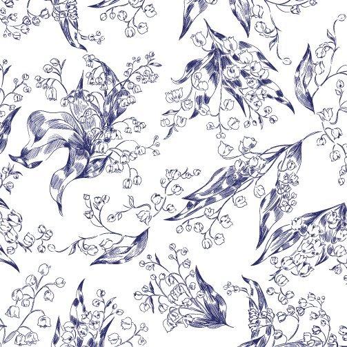 ポーセラーツ 転写紙 すずらん スズラン 鈴蘭 花柄 母の日 MUGUET