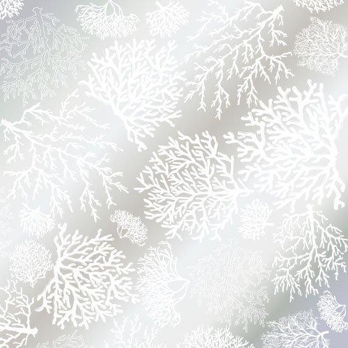 ポーセラーツ 転写紙 サンゴ 珊瑚 海 ガラス用 SEA CORAL(シーコーラル・ガラス用ホワイト)