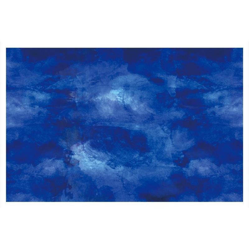 ポーセラーツ 転写紙 青 水彩 ファッショナブル WATER PAINT