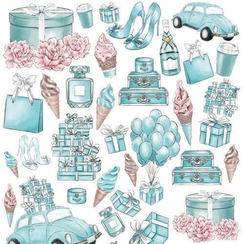 ポーセラーツ 転写紙 可愛い ファッショナブル Blue Box ブルーボックス 13 24 Victoria Design 通販 Yahoo ショッピング