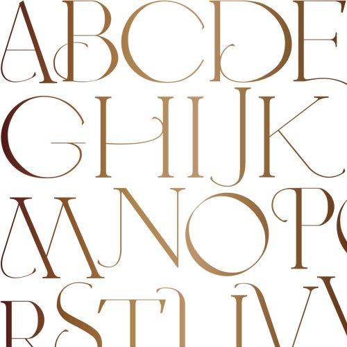 ポーセラーツ 転写紙 ELEGANT ALPHABET(エレガント アルファベット