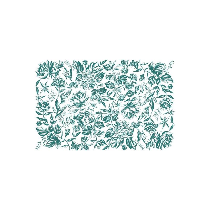 ポーセラーツ 転写紙 花柄 Alice アリス エメラルドグリーン ブラック ロイヤルブルー 13 Ali 1906 Victoria Design 通販 Yahoo ショッピング