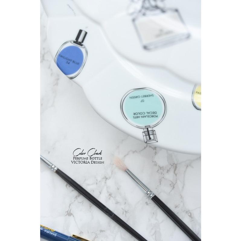 ポーセラーツ 転写紙 COLOR CHART NAME II(カラーチャート・ネーム2