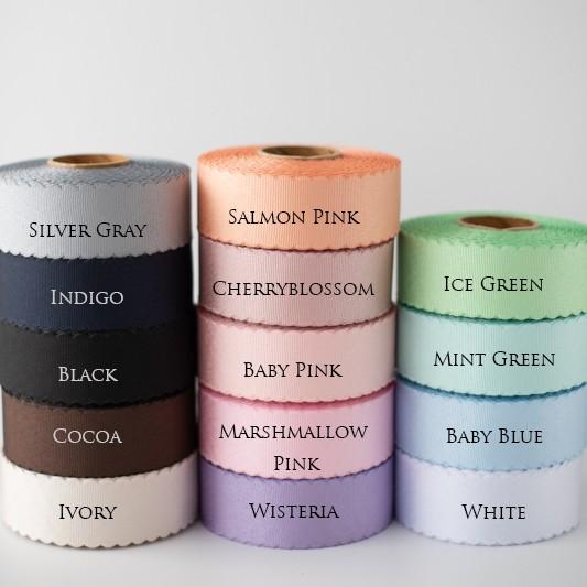 ハンドメイド 手芸 材料 リボンテープ ロール売り スカラップ