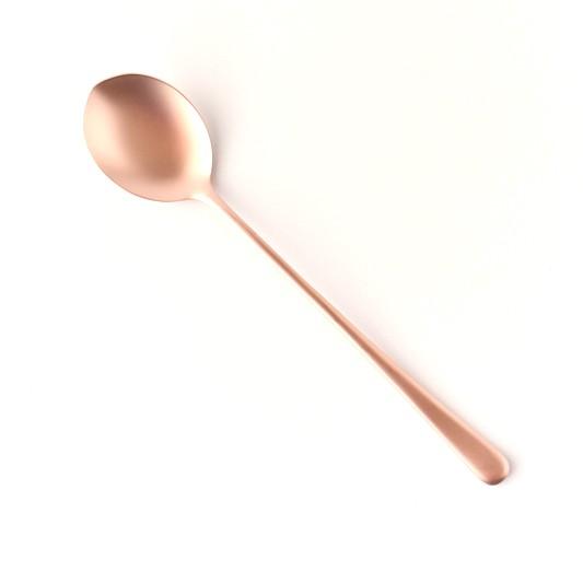 カトラリー ネットピンクゴールド ロングスプーン おしゃれ カフェ