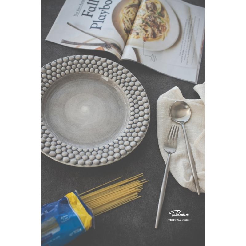 カトラリー 4点セット シャイニーシルバーカトラリー / スタイリッシュ