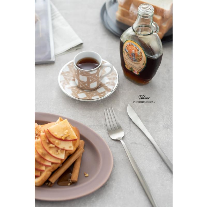 カトラリー 4点セット シャイニーシルバーカトラリー / スタイリッシュ