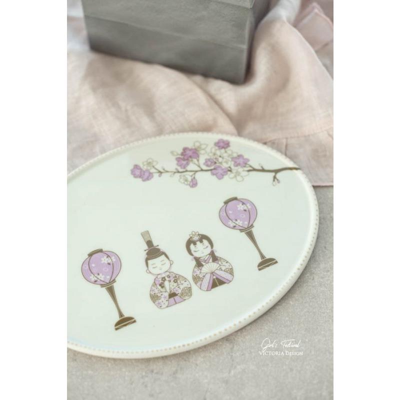 ポーセラーツ 白磁 ボード オーバルプランシュ 北欧風 : VICTORIA