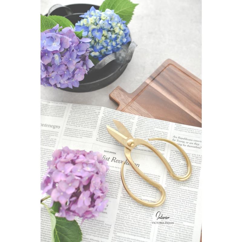 花ばさみ 生け花 はさみ ハサミ アンティーク調 フラワーアレンジメント ゴールドシザーシリーズ ゴールドシザー Victoria Design 通販 Yahoo ショッピング