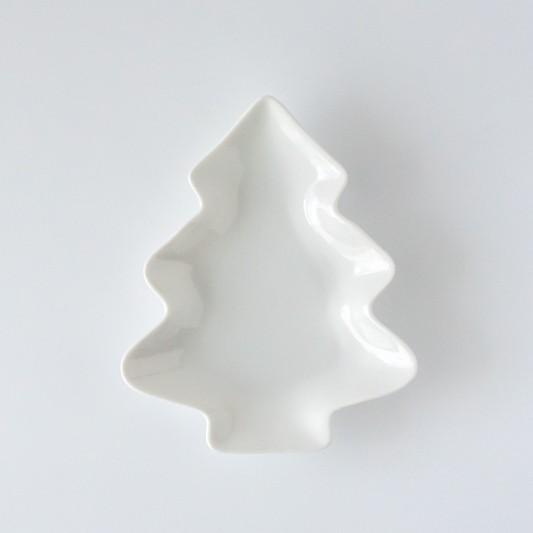 ポーセラーツ 白磁 食器 北欧風 ツリープレート(L) : VICTORIA DESIGN