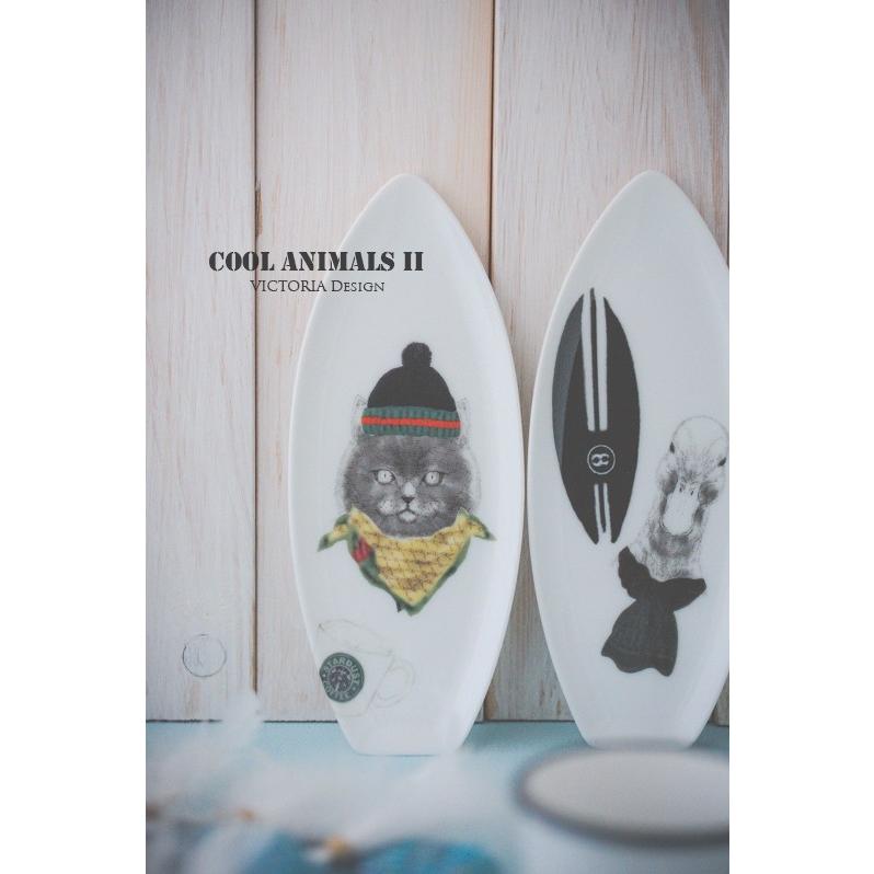 ポーセラーツ 白磁 食器 サーフボード (M) 北欧風 : VICTORIA DESIGN