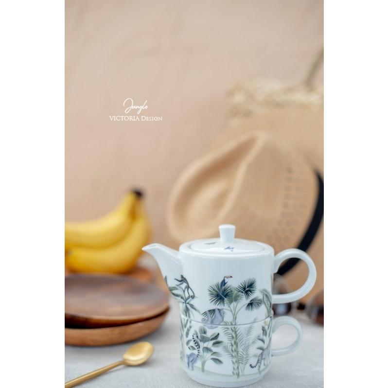 ポーセラーツ 白磁 食器 デイリーティーフォーワン 北欧風 : VICTORIA