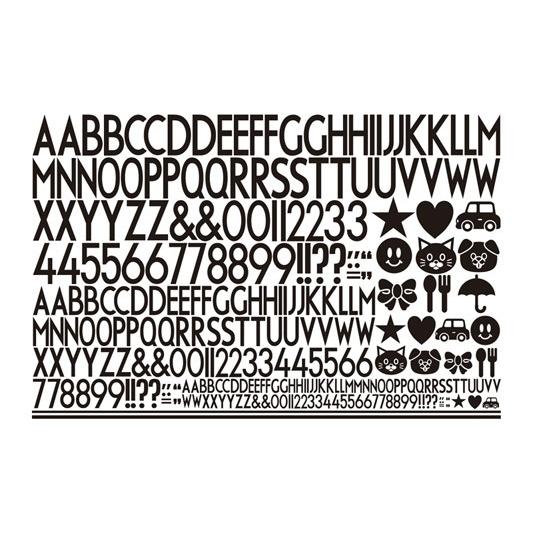 ポーセラーツ 転写紙 文字 GOTHIC TYPE(ゴシックタイプ) : VICTORIA