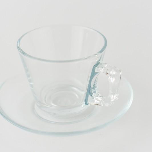 ポーセラーツ 白磁 食器 ガラス カップ ソーサー セット 北欧風 パシャ