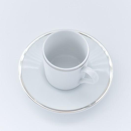 ポーセラーツ 白磁 食器 カップ&ソーサー セット マグカップ コップ