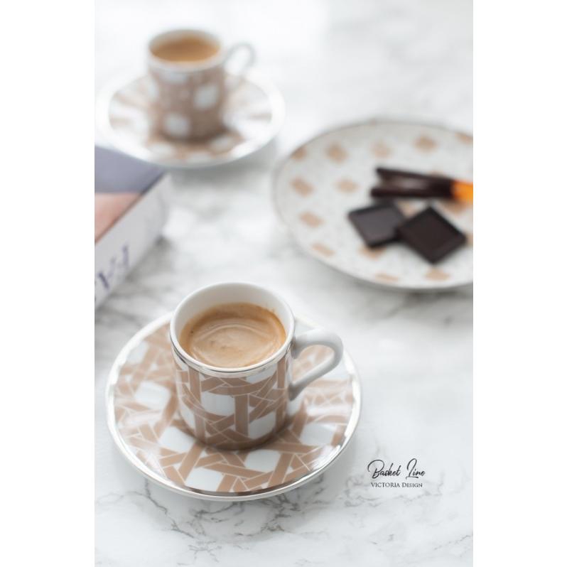 ポーセラーツ 白磁 食器 カップ&ソーサー セット マグカップ コップ