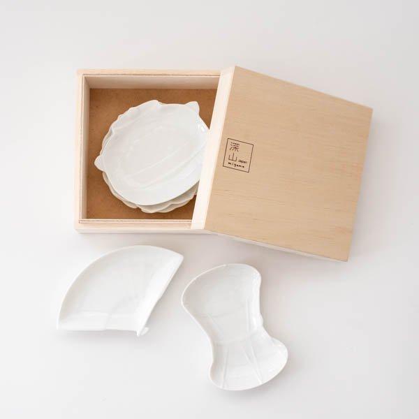 新品/未使用】手描き、ポーセラーツ/小皿5枚、湯呑み1個 【公式通販】