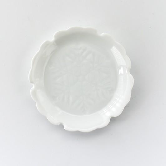 ポーセラーツ 白磁 食器 北欧風 和小皿5枚セット(箱入り) 和小皿