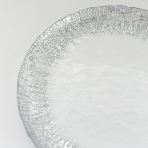 食器 お皿 ガラスプレート 5枚セット IVV ロゼット シルバー 食器 お皿 ガラスプレート 5枚セット IVV ロゼット シルバー