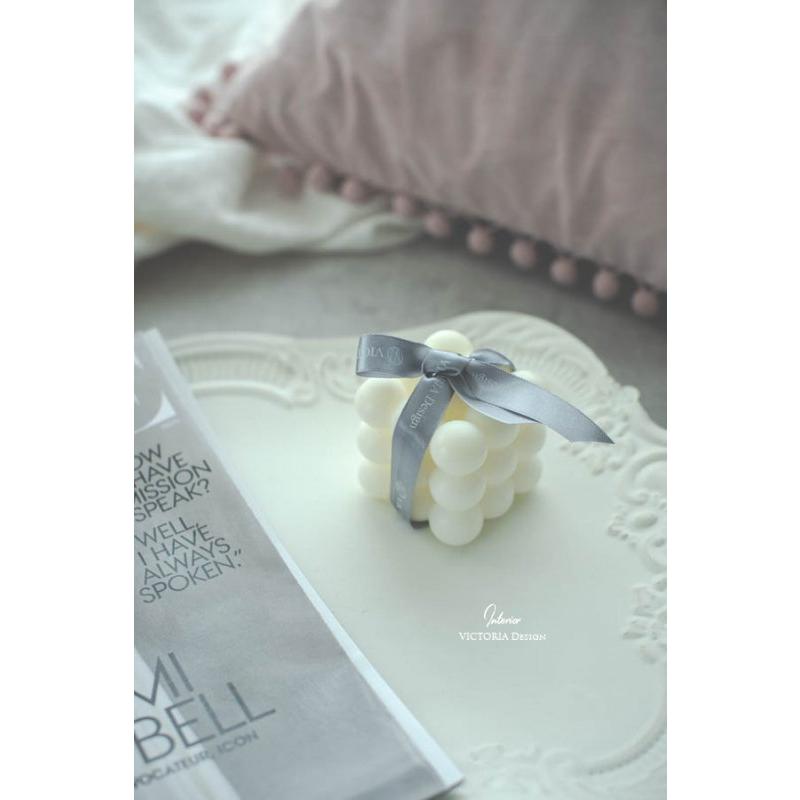 ボンボンキャンドル キャンドル ろうそく 白 インテリア 雑貨 おしゃれ