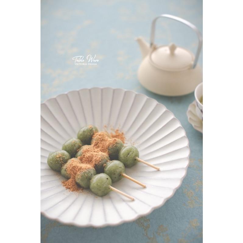 食器 皿 プレート 器 花型プレート ホワイト ライトブルー おしゃれ