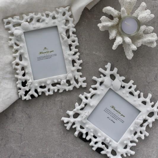 写真立て フォトフレーム ホワイト ゴールド おしゃれ インテリア 北欧