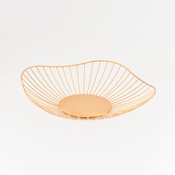 ゴールドフルーツバスケット かご ゴールド 収納 インテリア おしゃれ