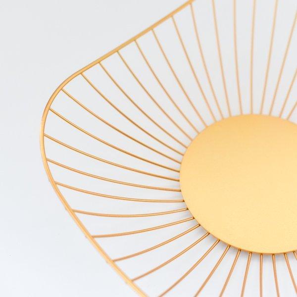 ゴールドフルーツバスケット かご ゴールド 収納 インテリア おしゃれ