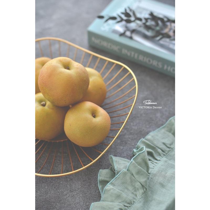 ゴールドフルーツバスケット かご ゴールド 収納 インテリア おしゃれ