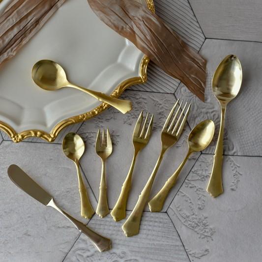 カトラリー エルモゴールド シルバー アンティークゴールド フォーク スプーン おしゃれ Londonsportsforum Org Uk