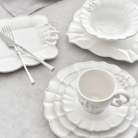 食器 皿 器 洋食器 おしゃれ テーブルウェア アンティーク クラウン長方形プレート 17 0127 Cro 05 Victoria Design 通販 Yahoo ショッピング