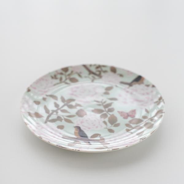 食器 フェミニン 皿 プレート シノワズリ/フレンチピオニープレート