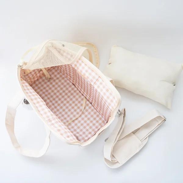 ペット キャリーバッグ ペットキャリー(M)(アイボリー)(ライト