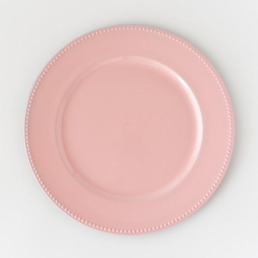 洋食器 アンダープレート チャージャープレート 皿 アンティーク調 ドット ピンク ホワイト おしゃれ カフェ 18 1810 Pla Victoria Design 通販 Yahoo ショッピング